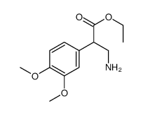ethyl 3-amino-2-(3,4-dimethoxyphenyl)propanoate结构式