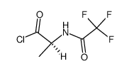 (S)-N-trifluoroacetyl-L-alanyl chloride结构式