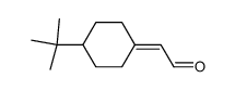 2-(4-tert-butylcyclohexylidene)acetaldehyde Structure