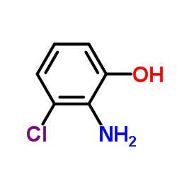 2-氨基-3-氯苯酚结构式