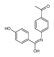 Benzamide, N-(4-acetylphenyl)-4-hydroxy- (9CI) structure