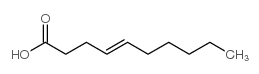 trans-4-decenoic acid Structure