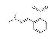 o-nitrobenzylidene methylhydrazine结构式