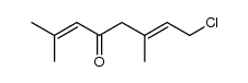 8-chloro-2,6-dimethyl-octa-2,6-dien-4-one Structure