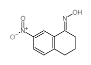(NZ)-N-(7-nitrotetralin-1-ylidene)hydroxylamine Structure