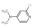 2-氯-N,N-二甲基吡啶-4-胺结构式