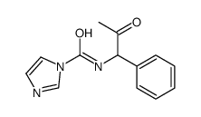 N-(2-oxo-1-phenylpropyl)imidazole-1-carboxamide结构式