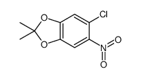5-chloro-2,2-dimethyl-6-nitro-1,3-benzodioxole Structure
