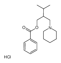 benzoic acid-(3-methyl-2-piperidinomethyl-butyl ester), hydrochloride结构式
