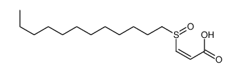 3-dodecylsulfinylprop-2-enoic acid结构式
