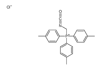 isocyanatomethyl-tris(4-methylphenyl)phosphanium,chloride Structure
