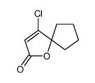 4-chloro-1-oxaspiro[4.4]non-3-en-2-one结构式