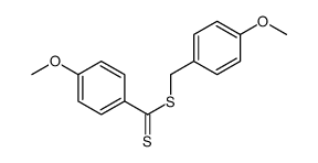 (4-methoxyphenyl)methyl 4-methoxybenzenecarbodithioate结构式