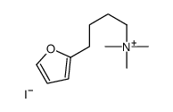 4-(furan-2-yl)butyl-trimethylazanium,iodide Structure