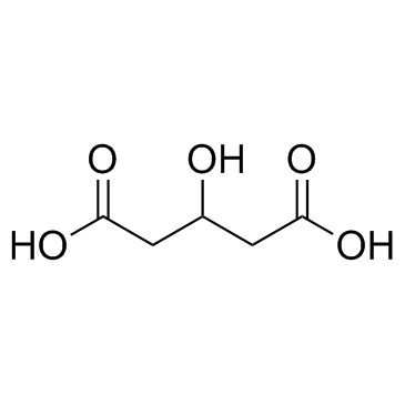 3-Hydroxyglutaric acid Structure