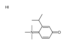 (4-hydroxy-2-propan-2-ylphenyl)-trimethylazanium,iodide Structure