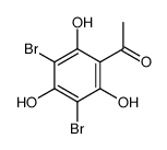 3',5'-Dibromo-2',4',6'-trihydroxyacetophenone Structure