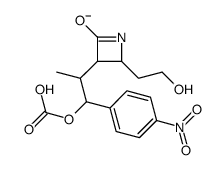 [2-[2-(2-hydroxyethyl)-4-oxoazetidin-3-yl]-1-(4-nitrophenyl)propyl] carbonate结构式