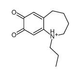 8-hydroxy-1-propyl-2,3,4,5-tetrahydro-1-benzazepin-1-ium-7-one Structure