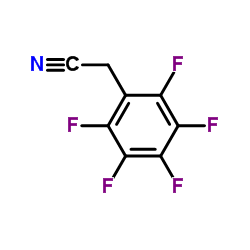 2,3,4,5,6-五氟苯基乙腈结构式