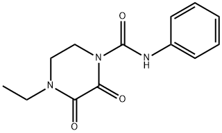 4-ethyl-2,3-dioxo-piperazine-1-carboxylic acid anilide Structure