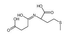 (2R)-2-(3-carboxypropanoylamino)-4-methylsulfanylbutanoic acid Structure