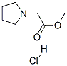 2-(1-吡咯烷基)乙酸甲酯(HCL)结构式