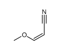 (Z)-3-methoxypropenenitrile Structure