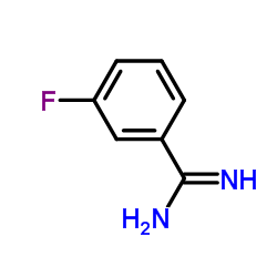 3-Fluorobenzenecarboximidamide structure