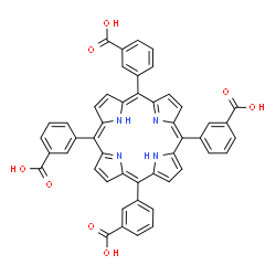 meso-四(3-羧基苯基)卟吩结构式