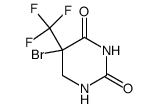 5-bromo-5-trifluoromethyl-5,6-dihydrouracil Structure