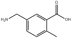 5-Aminomethyl-2-methyl-benzoic acid结构式