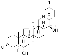 3-去氢浙贝母碱结构式