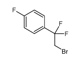 1-(2-bromo-1,1-difluoroethyl)-4-fluorobenzene Structure