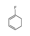1-fluorocyclohexa-1,3-diene结构式