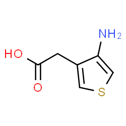 3-Thiopheneacetic acid,4-amino- Structure