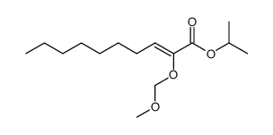 isopropyl 2-(methoxymethoxy)dec-2-enoate Structure
