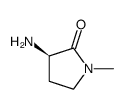 (3R)-3-amino-1-methyl-2-pyrrolidinone Structure