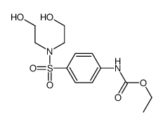 ethyl N-[4-[bis(2-hydroxyethyl)sulfamoyl]phenyl]carbamate Structure