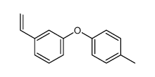 Benzene, 1-ethenyl-3-(4-methylphenoxy)- (9CI)结构式