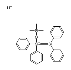 lithium,[diphenyl(trimethylsilyloxy)silyl]-diphenylsilanide Structure