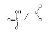 2-(dichloroamino)ethanesulfonic acid Structure