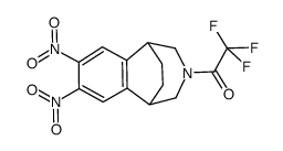 1-(4,5-dinitro-10-azatricyclo[6.3.2.02,7]trideca-2(7),3,5-trien-10-yl)-2,2,2-trifluoroethanone结构式