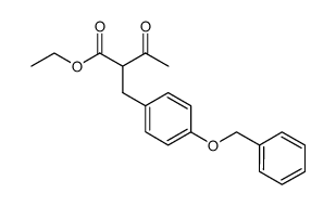 2-(4-benzyloxybenyl)-acetoacetic acid ethylester Structure
