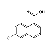6-Hydroxy-N-methyl-1-naphthamide Structure