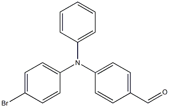 4-[N-(4-bromophenyl)-N-phenylamine]benzaldehyde Structure