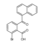 2-bromo-6-[1]naphthoyl-benzoic acid结构式