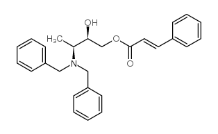 3-苯基丙烯酸-(2r,3s)-3-二苄氨基-2-羟基丁酯结构式