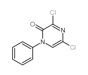 3,5-二氯-1-苯基吡嗪-2(1H)-酮结构式