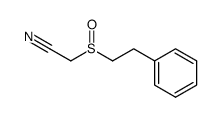 cyanomethyl 2-phenylethyl sulfoxide Structure